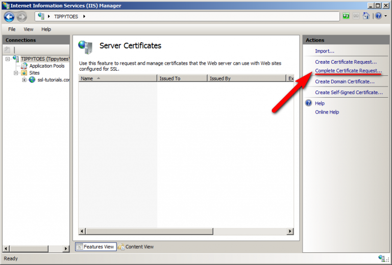 Certificate Request Iis certificates templates free