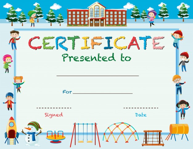 Free Printable Certificates For Kids Certificate Of R - vrogue.co