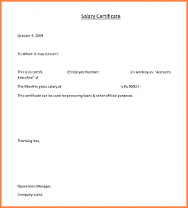 Certificate Loan certificates templates free